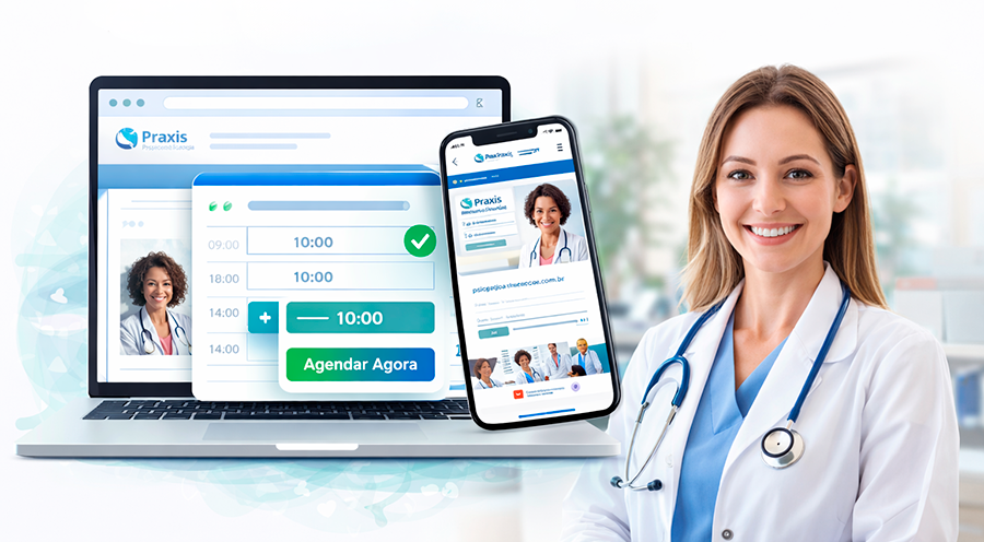 Site com Agendamento Online para Clínicas