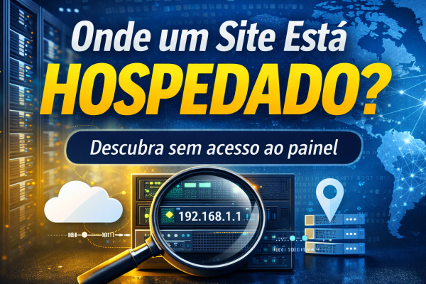 Descobrir onde um site está hospedado usando ferramentas de análise de domínio e servidores