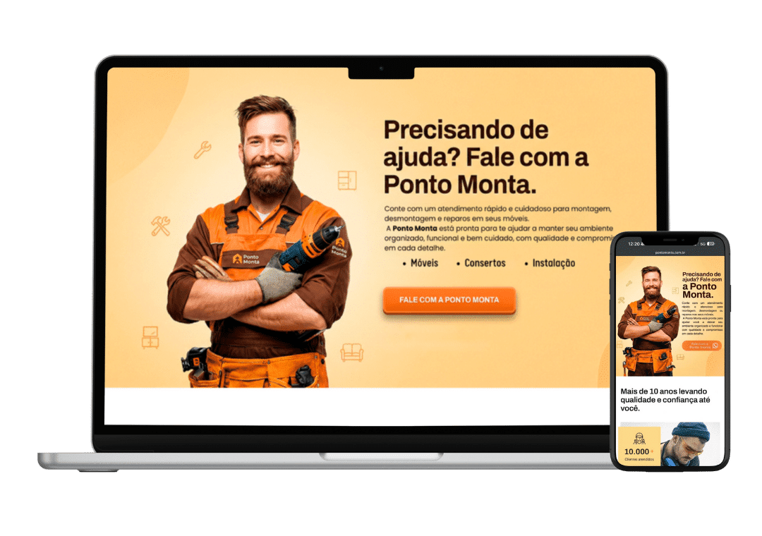 Site Institucional Serviços - Ponto Monta